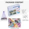thumbnail image 7 of FREEAMG Rainbow Zebra Puzzles for Adults 500 Piece, Challenging Paper Puzzle Teens Family Jigsaw Puzzles, 7 of 7