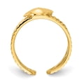 thumbnail image 2 of 14K Yellow Gold Sea Shell Toe Ring, 2 of 3