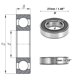 thumbnail image 4 of Rodamientos de bolas de ranura profunda 6904DDU 20x37x9mm 1 Pc rodamientos lubricados para ruedas de scooter y patineta, 4 of 6