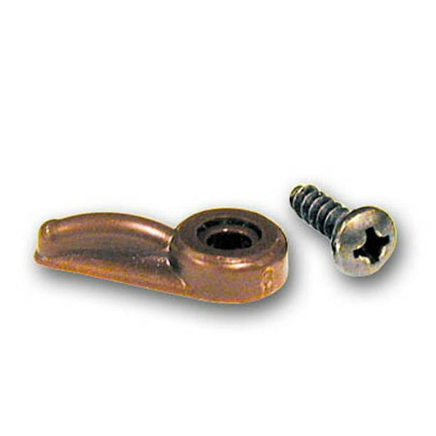 Hughes Supply LAH264C Retainer Glass Panel Clips with Screw, Clear 0.