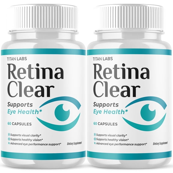 Retina Clear Vision Care Pills Advanced Formula Eye Health Supplement RetinaClear 120 Capsules