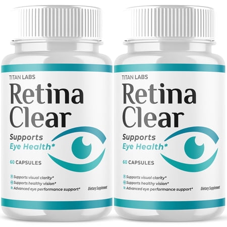 Retina Clear Vision Care Pills Advanced Formula Eye Health Supplement RetinaClear 120 Capsules