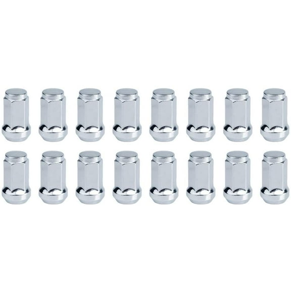 Tapered Lug Nut 10mm X 1.25mm Thread Pitch W/14mm Head Chrome (16 Pack) Compatible With Can-Am Defender HD10 X-MR 2020