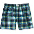 thumbnail image 1 of Aeropostale - Calzoncillos tipo bóxer para hombre, tejido a cuadros, azul, extra pequeño Aeropostale boxeadores, 1 of 1
