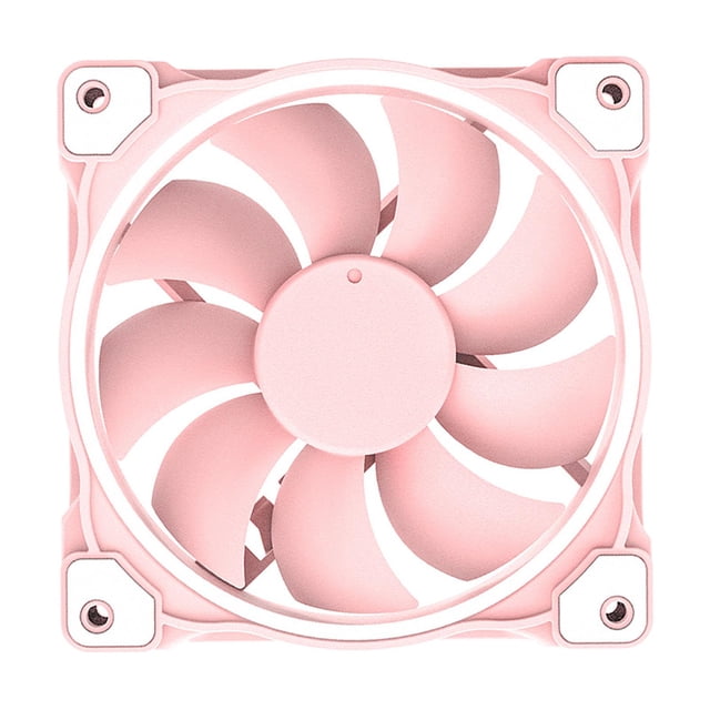 Ventilador de caja 120mm 5V 3 PIN Controlador analógico Sincronización de Rosado Jinwen Ventilador de enfriamiento de caja