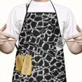 thumbnail image 2 of Animal Skin Pattern Apron-Garden Aprons for Women with Pockets-Cotton Linen Waterproof Kitchen Cooking Gardening Aprons Adjustable for Kitchen,Cooking,BBQ and Salon 33x27 Inch, 2 of 7