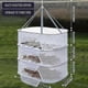 thumbnail image 5 of 2026 Herb Drying Rack 3 Layer Hanging Mesh Net Foldable Dryer Bag For Clothes Doll, 5 of 5