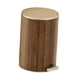 thumbnail image 2 of Cubo de basura con veta de madera, elegante, multiusos, con tapa. 12L, 2 of 9