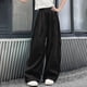 thumbnail image 2 of Odeerbi 5-16 Años Niñas Verano Hielo Seda Pantalones de Pierna Ancha Casual Color Sólido Pantalones de Cintura Alta Suelta, 2 of 5