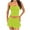 Green, variant on ZZwxWA Summer Two Piece Outfits for Women Y2K Going Out Tie Ruched Tube Crop Tops Low Rise Pleated Mini Skort Skirt Sets