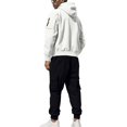 thumbnail image 5 of MXALUOB Men's Tracksuits Cargo Jogger Set Full Zip Hoodie & Elastic Waist Pants 2 Piece Outfits Casual Athletic Clothing for Hiking, 5 of 7