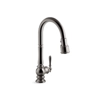 Artifacts Pull-Down Kitchen Sink Faucet With Three-Function Sprayhead