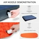 thumbnail image 1 of Mini bomba de aire 1300mAh Bomba de aire recargable Inflado rápido Desinflado (gris) Likrtyny Para estrenar, 1 of 9