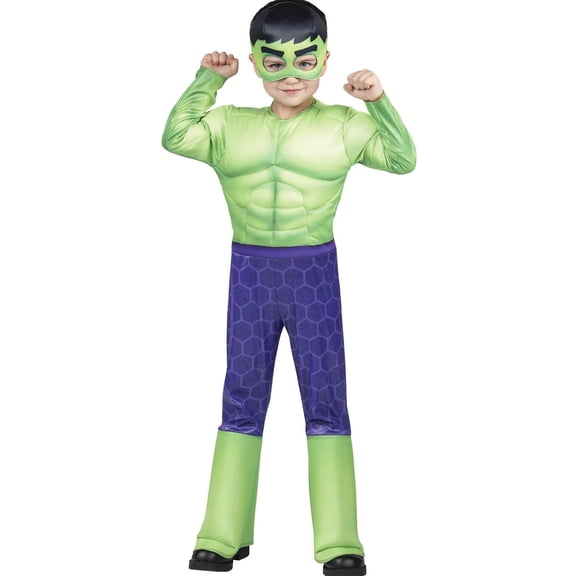 Toddler Boys' Marvel Avengers Hulk Costume by Jazwares - Size 3T-4T