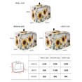 thumbnail image 3 of Sunflower Vintage Toaster Cover 2 Slice, Pastoral Rustic Botanical Flowers Dustproof Bread Machine Oven Cover with Storage Pockets, Fits Most Kitchen Toasters Protector, 3 of 5