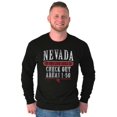 thumbnail image 5 of Nevada Check Out Areas 1 thru 50 Long Sleeve TShirt Men Women Brisco Brands S, 5 of 6