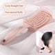 thumbnail image 3 of Cepillo desenredante y ventilado para cabello húmedo y seco, secado rápido, control del encrespamiento, rosa., 3 of 5