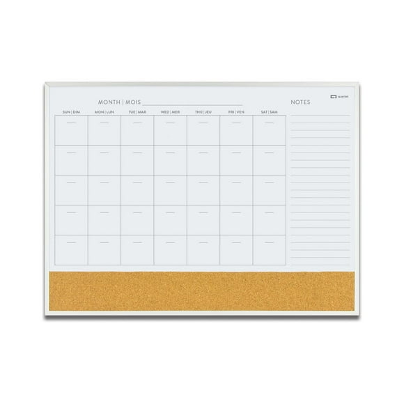 Tableau Calendrier Combo Quartet 17 x 23 Aluminium