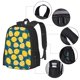 thumbnail image 2 of Fotbe Lemon Mochila para Hombre y Mujer - Tela Oxford 600D Resistente - Mochila Impermeable de Gran Capacidad para Escuela, Viajes y Senderismo, 2 of 6