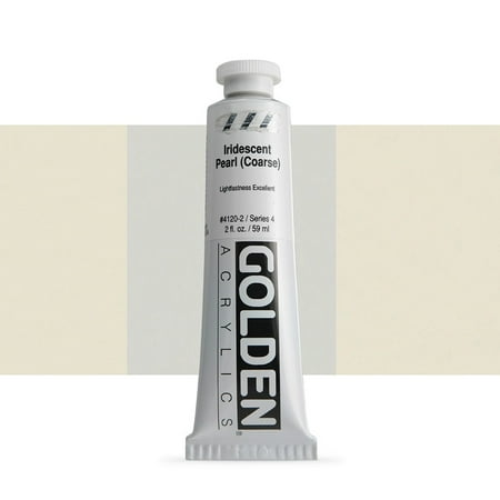 Golden Heavy Body Acrylic Paint - Iridescent Pearl (Coarse), 2 oz Tube