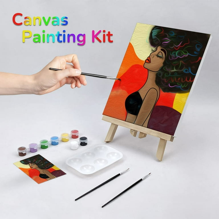 Pre Drawn Canvas for Painting for Adults,Sip and Paint Kit
