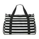 thumbnail image 1 of Balery Black And White Stripes Bolsa de Gimnasio para Mujeres, Bolsa de Viaje con Bolsillo Húmedo, Bolsa de Fin de Semana para Mujeres, Bolsa de Viaje Resistente al Agua, 1 of 7