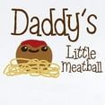 thumbnail image 2 of CafePress - Daddy's Little Meatball Body Suit - Baby Light Bodysuit, Size Newborn - 24 Months, 2 of 4