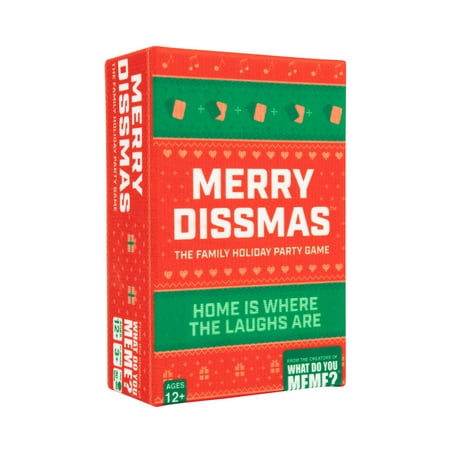 Merry Dissmas - the New & Funny Holiday Family Party Game Full of Personalized Trivia Questions from What Do You Meme Family