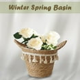thumbnail image 1 of Home Textile Storage Clearance Seagrass Wicker Basket Flower Pot Folding Basket Storage Basket Decoration, Home Textile Home Textile Storage, 1 of 4