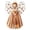 E, variant on Cloth DIY Angel Macrame Wall Weaving Craft Kit, Precut Fabric Hand Sewing Kits for Adults Beginners, Farmhouse Fall Home Decor Indoor & Christmas Gifts