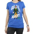 thumbnail image 3 of Elf Womens Angry Elf Cotton T-Shirt, 3 of 5