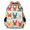 Blue, variant on Vintage Mushroom Multi-Functional Backpack, 16" Waterproof Travel Casual Daypack with Reflective Strip, Wildflower Mushrooms Work Laptop Backpack for Men Women