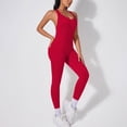 thumbnail image 2 of XEDZYT Workout Jumpsuits for Women Seamless Backless Gym Yoga Tank Top Leggings Romper Size S, 2 of 4