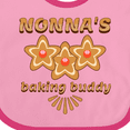 thumbnail image 4 of Inktastic Nonnas Baking Buddy Grandchild Boys or Girls Baby Bib, 4 of 4