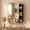 Medium, variant on Bathroom Mirror Cabinet, Wall Mounted & Recessed Design, Metal Frame with 3-Tier Adjustable Shelves, Modern Matte Black Toiletries Storage Organizer