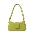 thumbnail image 1 of Sac à Bandoulière Design Distinctif pour Femmes Sac à Bandoulière Lisse Couleur Unie Faux Cuir Bretelles Réglables Forme Aimant Fermeture Éclair Sac à Main, 1 of 8