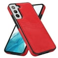 thumbnail image 7 of Allytech Wallet Case for Samsung Galaxy S22 - 2 Card Holder - Military Grade Drop Protection - Ultra Slim & Protective - Premium PU Leather Shockproof Phone Case for Women & Men - Red, 7 of 7