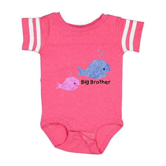 Inktastic Big Brother with Lil' Sister Boys Baby Bodysuit