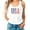 White Tank Top, variant on USA Distressed Graphic Tank Top for Women & Teens Patriotic Flag Sleeveless Shirt Black Tank Top Large