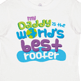 thumbnail image 4 of Inktastic Daddy Worlds Best Roofer Boys or Girls Toddler T-Shirt, 4 of 5