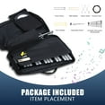 thumbnail image 5 of Happydeer Percussion Kit, Glockenspiel & Dumb Drum & Practice Pad Mallets, 32 Notes Bell Kit, Aluminum Plate Xylophone Bell Percussion Instruments with Adjustable Height Stan, 5 of 9