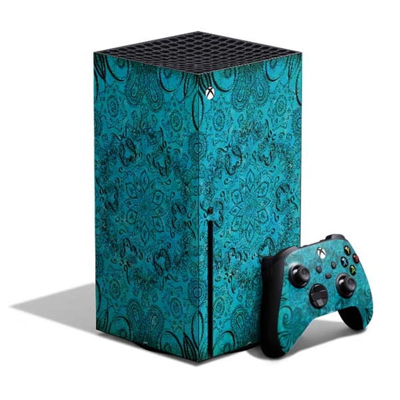 Skinit Blue Zen Ginseng Xbox Series X Bundle Skin