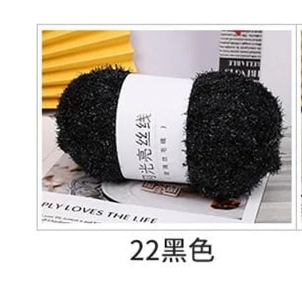 5Pcs 100g/Ball Acrylic Yarn Bling Hand Knitting Yarn Fashion Glass Yarn Thread For Crocheting Bag