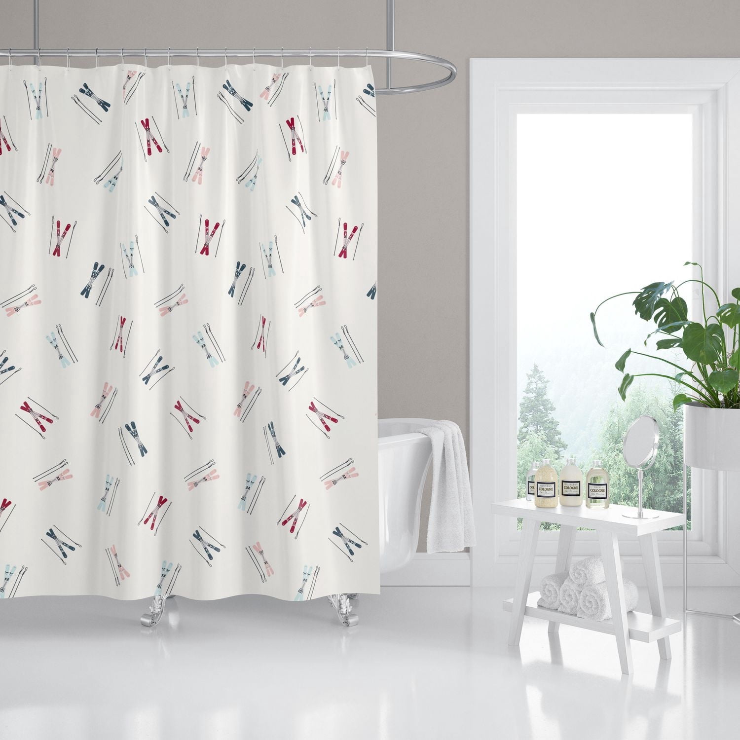 Apre Ski PEVA Shower Curtain