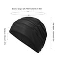 thumbnail image 2 of BLEEUS Swim For Women Pleated Bathing Caps Swimming Hats For Long Hair (Black) Water Sports Supplies (Black), 2 of 9