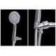 thumbnail image 4 of Soporte de brazo de ducha ajustable, con soporte de gancho de pared Universal y bola pivotante de latón, soporte de cabezal de ducha para cabezales de ducha de mano, 4 of 5