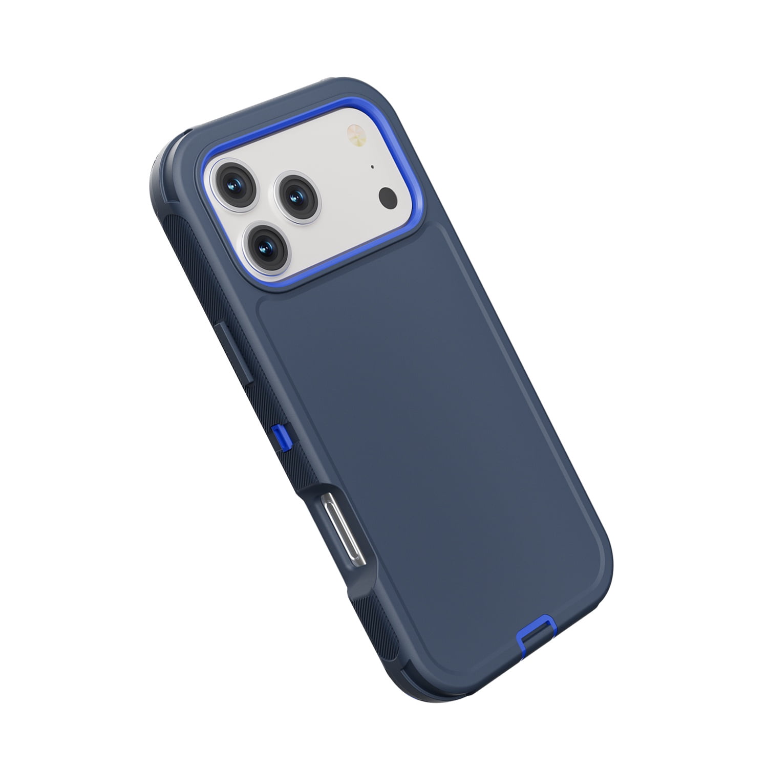 DualPro Defense Case Built for iPhone 17 Pro Max - Dark Blue & Blue