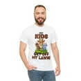 thumbnail image 4 of DJH Apparel |Hey Kids Get Off My Lawn Funny Unisex T-shirt, 4 of 6