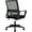 Black, variant on Ergonomic Office Desk Chair with Cushion, Armrest & Lumbar Support, Black