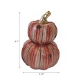 thumbnail image 3 of Porcelain Stacking Pumpkin Decor (Red), 3 of 3